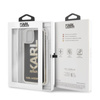 Logo Karl Lagerfeld Karl Liquid Glitter - Coque pour iPhone 11 (Noir/Or Glitter)