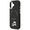 ETUI DO IPHONE 17 do MAGSAFE KARL LAGERFELD ORYGINALNE CZARNE SKÓRZANE