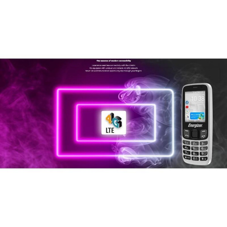 Energizer E242S+ - Telefon 512MB RAM 4GB 2.4" 4G LTE Dual SIM EU (Schwarz)