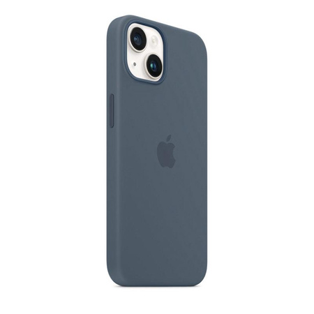 Apple Silicone Case - Coque en silicone avec MagSafe pour iPhone 14 (Storm Blue)