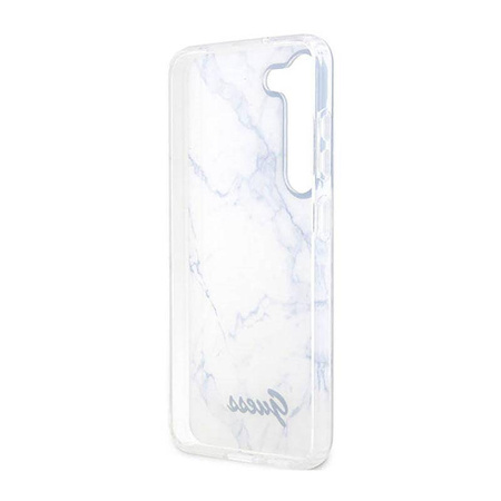 Guess Marble Collection - Etui Samsung Galaxy S23+ (biały)