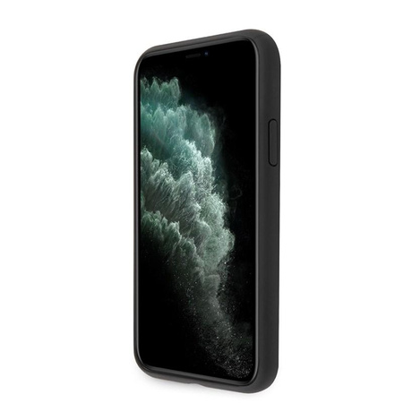 Pouzdro Guess Saffiano 4G Circle Logo - iPhone 11 Pro (černé)