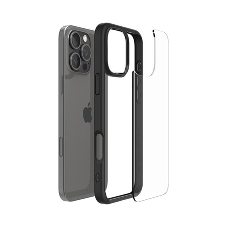 Spigen Ultra Hybrid - tok iPhone 16 Pro készülékhez (matt fekete)
