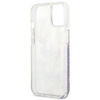 Guess Liquid Glitter Flower - iPhone 13 tok lila)