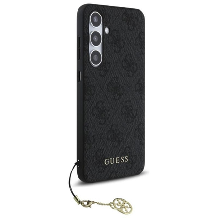 Kolekce Guess 4G Charms - pouzdro pro Samsung Galaxy S24 FE (šedé)