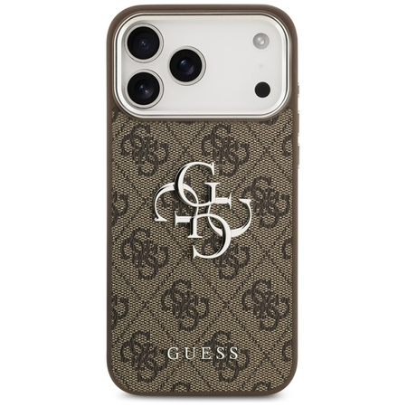 Etui do iPhone 17 Pro Max Guess Classic Oryginalne Brązowy Modny Pokrowiec