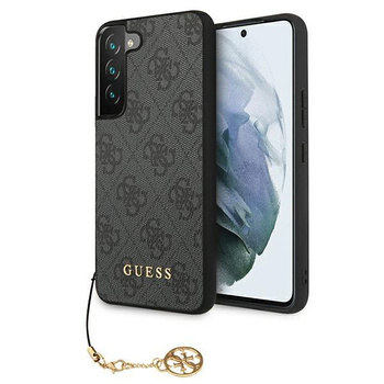 Guess 4G Charms Collection - Etui Samsung Galaxy S22+ (szary)