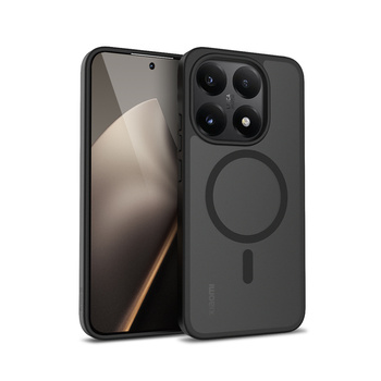 Crong Hybrid matt mágneses - Xiaomi 15T MagSafe tok (fekete)