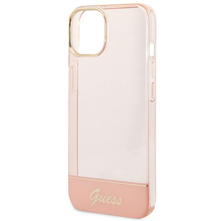 Guess Translucent - iPhone 14 Tasche (rosa)