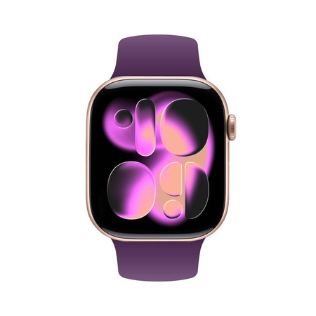 Crong Liquid - Řemínek pro Apple Watch 38/40/41/42 mm (švestka)