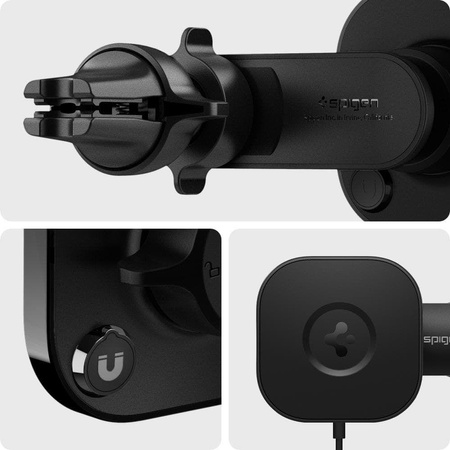 Spigen OneTap Pro Wireless Magnetic Car Charger Air Vent - MagSafe Autohalterung (MagFit)