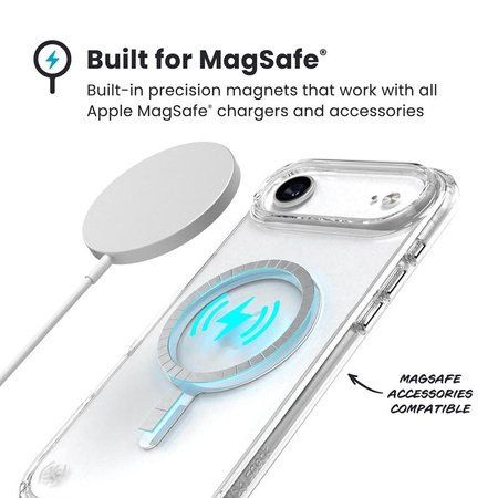 Etui do iPhone Air do MagSafe Speck Presidio Clear Oryginalne Wytrzymałe