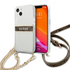Guess 4G Gold Stripe Crossbody - iPhone 13 Case
