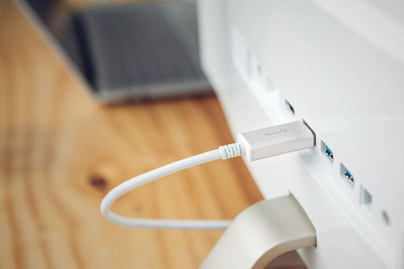 Moshi USB-C to DisplayPort Cable - Aluminum adapter from USB-C to DisplayPort 5K/60fps (silver)