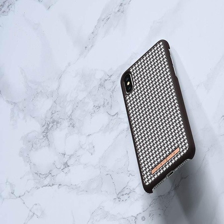 Nordic Elements Saeson Idun - Coque en matériau pour iPhone Xs Max (marron foncé)