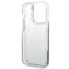 Guess Liquid Glitter Flower - Etui iPhone 14 Pro Max (niebieski)