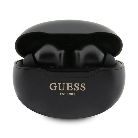 Guess True Wireless Classic EST BT5.3 - TWS headphones + charging case (black)