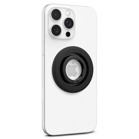Spigen Nano Pop MagSafe Phone Ring - Magnetyczny uchwyt na palec z funkcją podstawki (Black Sesame)