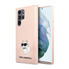 Karl Lagerfeld Silicone NFT Choupette - Hülle für Samsung Galaxy S23 Ultra (Pink)