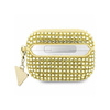 Guess Rhinestone Triangle Charm - Hülle für AirPods Pro (Gold)