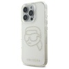 Karl Lagerfeld IML Rhinestones Karl Head - Case for iPhone 16 Pro Max (Transparent)