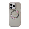 Guess IML Flowers Wreath MagSafe - iPhone 15 Pro Max Tasche (schwarz)
