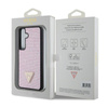 Guess Rhinestone Triangle - Etui Samsung Galaxy S24 (różowy)