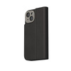 Moshi Overture MagSafe - Leather 3-in-1 iPhone 15 flip case (Midnight Black)