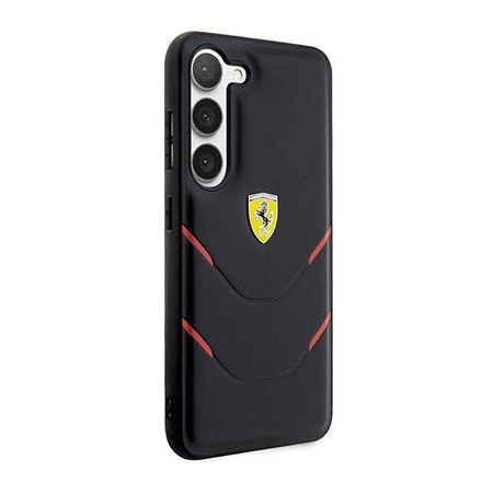Ferrari Hot Stamp Lines - Etui Samsung Galaxy S23+ (noir)