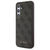 Guess 4G Metal Gold Logo - Case for Samsung Galaxy S24 FE (brown)
