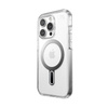 Speck Presidio Perfect-Clear ClickLock & Magsafe - iPhone 15 Pro Hülle (Transparent / Chrom-Finish / Serene Silver)