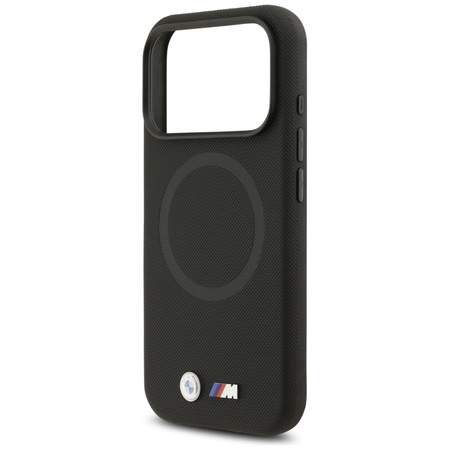 BMW M FW Metal Logo MagSafe – Kryt iPhone 17 Pro (černý)