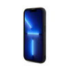 Guess Logo métal matelassé - Coque iPhone 15 Pro (noir)
