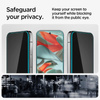 Spigen GLAS.TR EZ FIT Privacy 2-Pack - Szkło hartowane z filtrem prywatyzującym do Google Pixel 9 Pro XL 2 szt