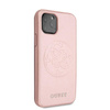 Guess Saffiano 4G Circle Logo - Coque iPhone 11 Pro (rose)