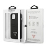 Guess Saffiano Double Card Triangle - iPhone 13 tok (fekete)