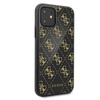 Guess Double Layer Glitter Case Peony G - iPhone 11 Hülle (Schwarz)