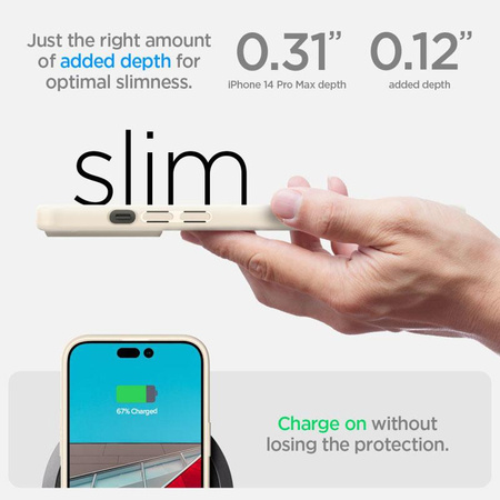 Spigen Ultra Hybrid - Case for iPhone 14 Pro Max (Beige)