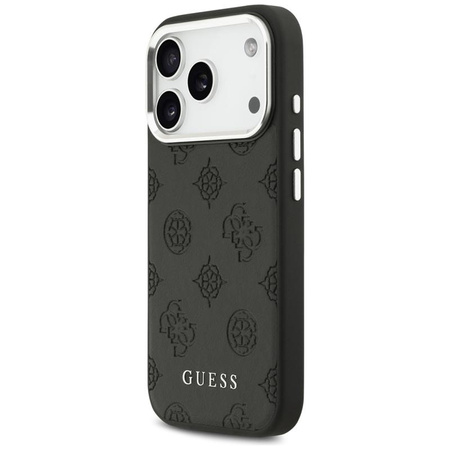 Guess Peony Hot Stamp Script MagSafe - Hülle iPhone 17 Pro (schwarz)