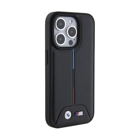 BMW Quilted Tricolor - Case for iPhone 15 Pro (Black)
