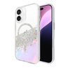 Pouzdro Karat MagSafe - iPhone 16 (Holografická mýdlová bublina)
