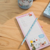 Moomins - Magnetic notebook / shopping list for the fridge + pencil (10 x 21 cm)