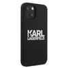 Karl Lagerfeld Silicone Stack Logo - Coque iPhone 13 (noir)
