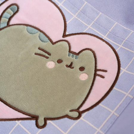 Pusheen - Sac à bandoulière en coton de la collection Moments (37 x 41 cm)