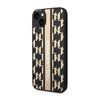 Karl Lagerfeld Monogram Stripe - Hülle für iPhone 14 Plus (Braun)
