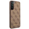 Guess 4G Metall Gold Logo - Samsung Galaxy S22+ Gehäuse (braun)