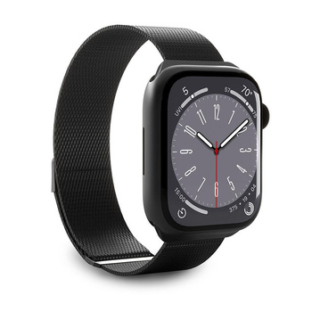 Puro Milanese Magnetic Band - Řemínek z nerezové oceli pro Apple Watch 38/40/41/42 mm (černý)