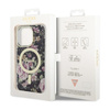 Guess Flower MagSafe - iPhone 14 Pro Case (Black)