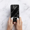Crong márvány tok - iPhone 12 Mini tok (fekete)