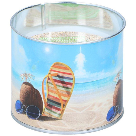 Arti Casa - Citronella anti-coma candle in a tin (pattern 6)